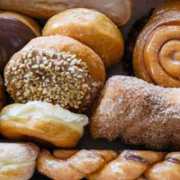 assorted vegan donuts at Ronald's Donuts in Las Vegas