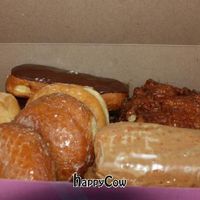 Box full of vegan at Ronald's Donuts in Las Vegas