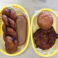 Mmmm. They even have vegan fritters! at Ronald's Donuts in Las Vegas