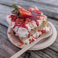 Strawberry shortcake at A Lo Vegano Orlando in Orlando