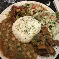 Chick peas, rice, veggies, salad, sweet potato   at A Lo Vegano Orlando in Orlando