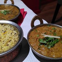 Curry de légumes et riz at Les saveurs d'Himalaya in Dourdan