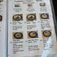 Vegan ramen   at Kujira in Ashfield