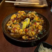 Half moon roll with soy paper.  at Tane Vegan Izakaya in Palo Alto