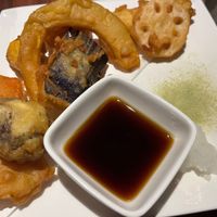 Tempura at Tane Vegan Izakaya in Palo Alto