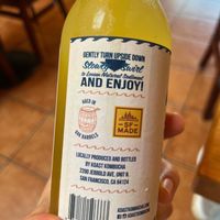 Local kombucha from Koast kombucha at Peace Natural Vegan Food in Berkeley