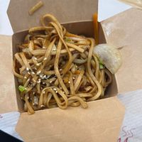 Fried noodles with vegetables  at Panda  in Bergamo