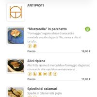 Menu at Elephant Bistrot in Moniga Del Garda