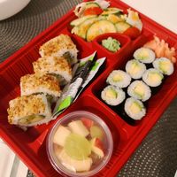 Vegan Suhsi Bento at Fuku - Wok & Sushi in Prague