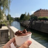  Dark chocolate and orange   at Dimatteo in Ljubljana