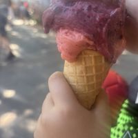 Blueberry and strawberry   at Dimatteo in Ljubljana