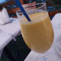 Mango Lassi at Chandani Chowk in Munich