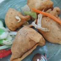 Vegetable pakoras at Chandani Chowk in Munich