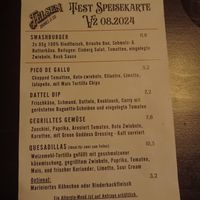 Speisekarte 1/2 at Felsen Drinks & Co in Heidenheim