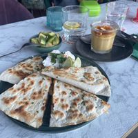 Quesadillas mit byond meat und vegane Creme brûlée   at Felsen Drinks & Co in Heidenheim