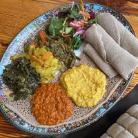 Vegan Platter  at Enat - Optimist Hall in Charlotte