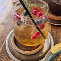 Ice tea at Cafe Chives in Mugla