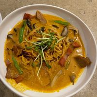 signature laksa angel hair at Roots Bistro KL in Kuala Lumpur