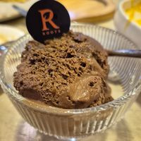 Chocolate gelato at Roots Bistro KL in Kuala Lumpur