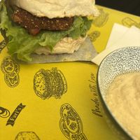 Vegan Cheeseburger   at Fari's in Ljubljana