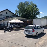 The trailer is next to the Kristina bar. at Prikolica in Cerovac Vukmanicki