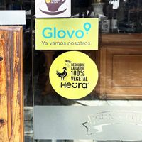 The info about Heura is used there is right on the pub's door at John's Grobe in Premia De Mar