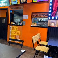 Order counter   at Shree Krishna Vada Pav - Vauxhall in South West London