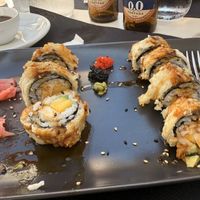 Served with vegan ‘cavier’ seaweed and gingerr  at Gastrobar Bibi in Plentzia