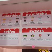 Menu at Balibola in Melbourne