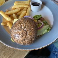 Vegan Beyond Meat Burger  at Fishermans Rest in Fareham