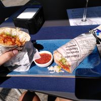 Vegan burrito, delicious! at A Central in Pontevedra