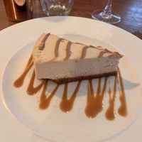 Vegan biscoff cheesecake   at Gusto Italian in Heswall