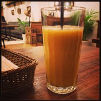 finally, a place that serves LARGE smoothies! at CHOICE in Kyoto