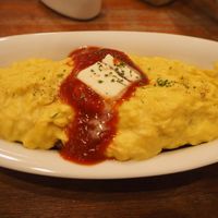 omuraice at CHOICE in Kyoto