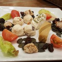 Cashew cheese platter at CHOICE in Kyoto