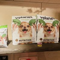V-Planet vegan dog food. We feed this to our dog.  at CHOICE in Kyoto