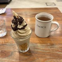 Soft serve  at CHOICE in Kyoto