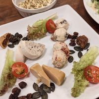 4 cheese table at CHOICE in Kyoto