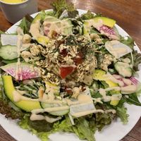 The best salad & soup! The soup was like sweetcorn soup   at CHOICE in Kyoto