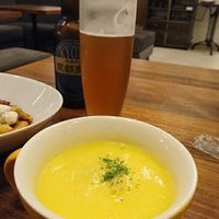 corn soup at CHOICE in Kyoto