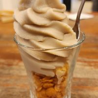 Ice cream and corn flakes at CHOICE in Kyoto