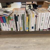 The reading corner.   at CHOICE in Kyoto