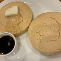 Maple syrup. They tasted like they look  at CHOICE in Kyoto