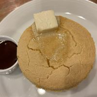 Pancakes with chocolate saucee  at CHOICE in Kyoto