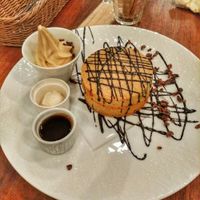 Chocolate pancake  at CHOICE in Kyoto