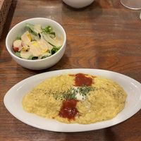 Omu rice  at CHOICE in Kyoto
