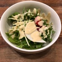 Side salad at CHOICE in Kyoto