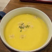 Corn soup  at CHOICE in Kyoto