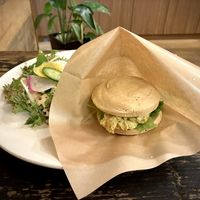 Vegan egg salad sandwich   at CHOICE in Kyoto