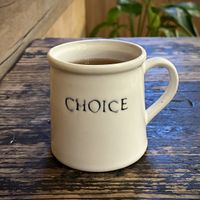 Roasted green tea 🍵   at CHOICE in Kyoto